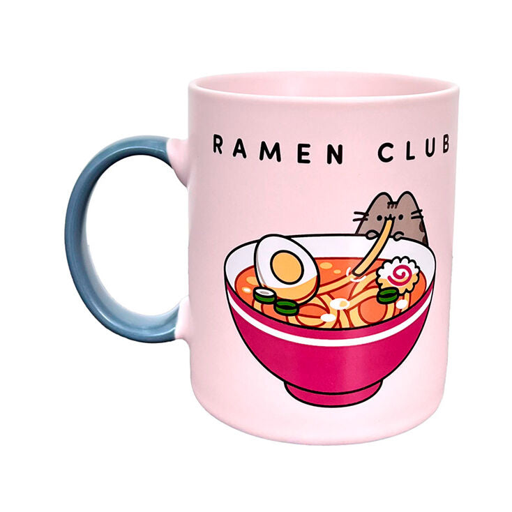 pusheen ramen club cat mug