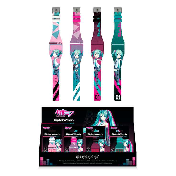 hatsune miku digital watch assortment