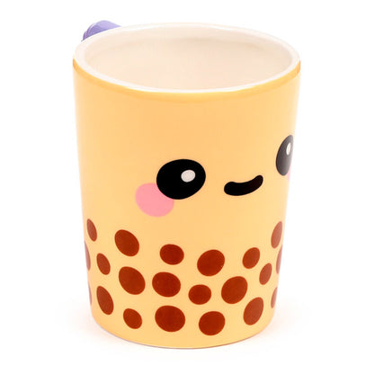 Tazza da bubble tea Foodiemals Boba con coperchio da 300 ml