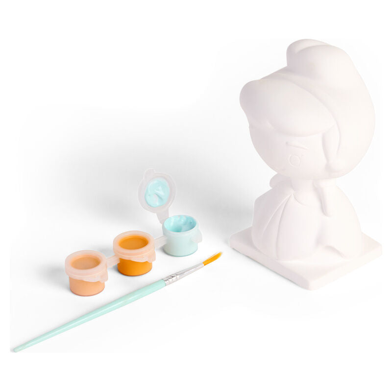 Plaster figure for painting Disney Cinderella