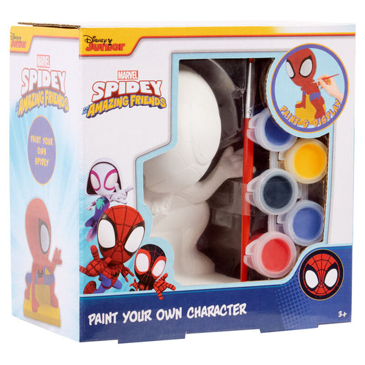 spiderman marvel plaster figure for painting