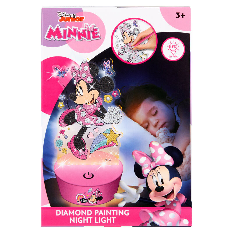 figure to paint led light minnie disney