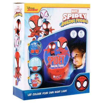 figure to paint led light spiderman marvel