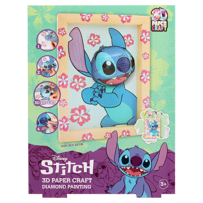 diamond mosaic craft 3d stitch disney