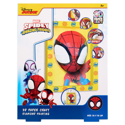 diamond mosaic craft 3d spiderman marvel