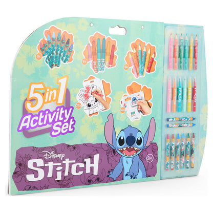 5 in 1 stitch disney activity set