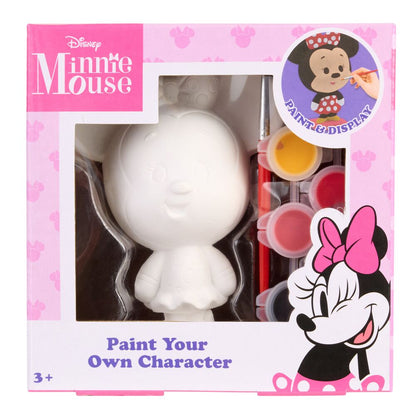 Figura de gesso da Minnie Mouse da Disney para pintura.