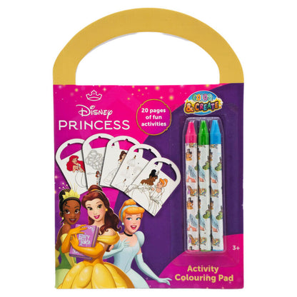 Set di attività e da colorare delle Principesse Disney
