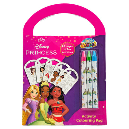 Set di attività e da colorare delle Principesse Disney