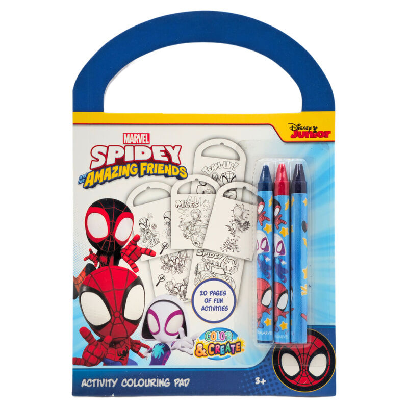 Spiderman Marvel Aktivitäts  und Malset  sortiert