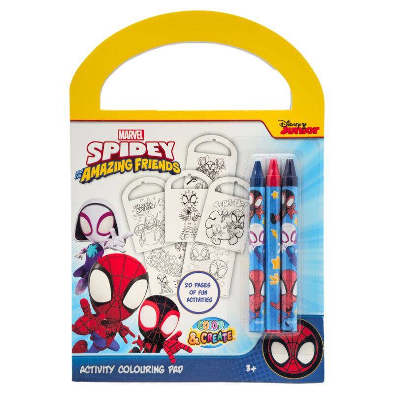Spiderman Marvel Aktivitäts  und Malset  sortiert