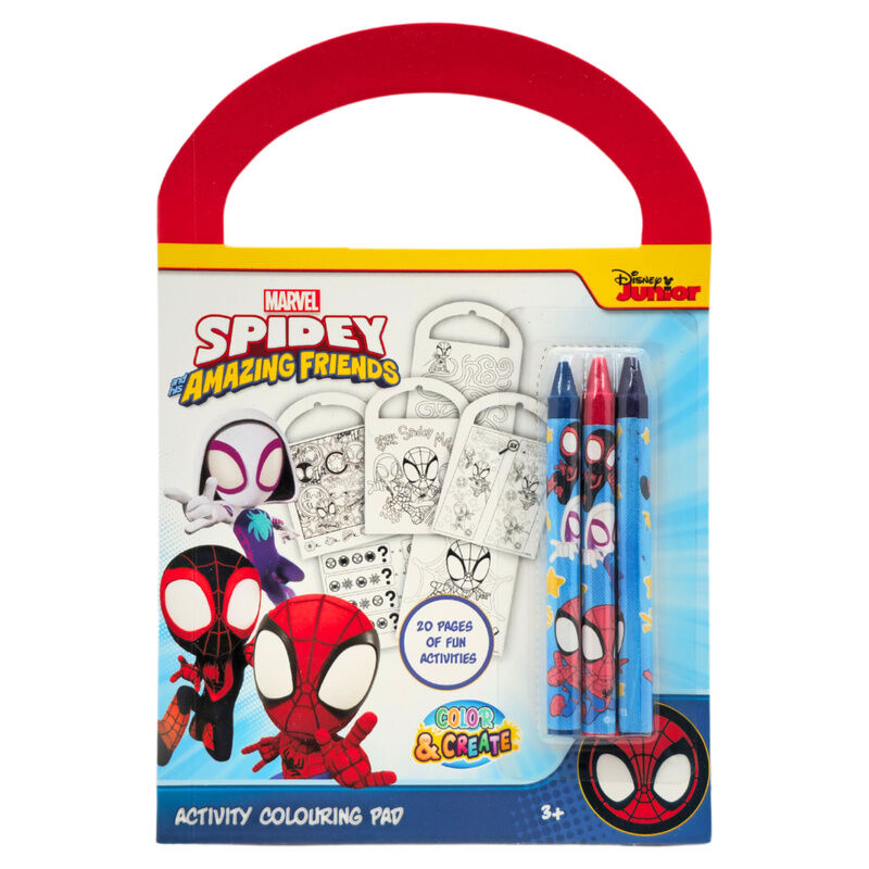 Spiderman Marvel Aktivitäts  und Malset  sortiert