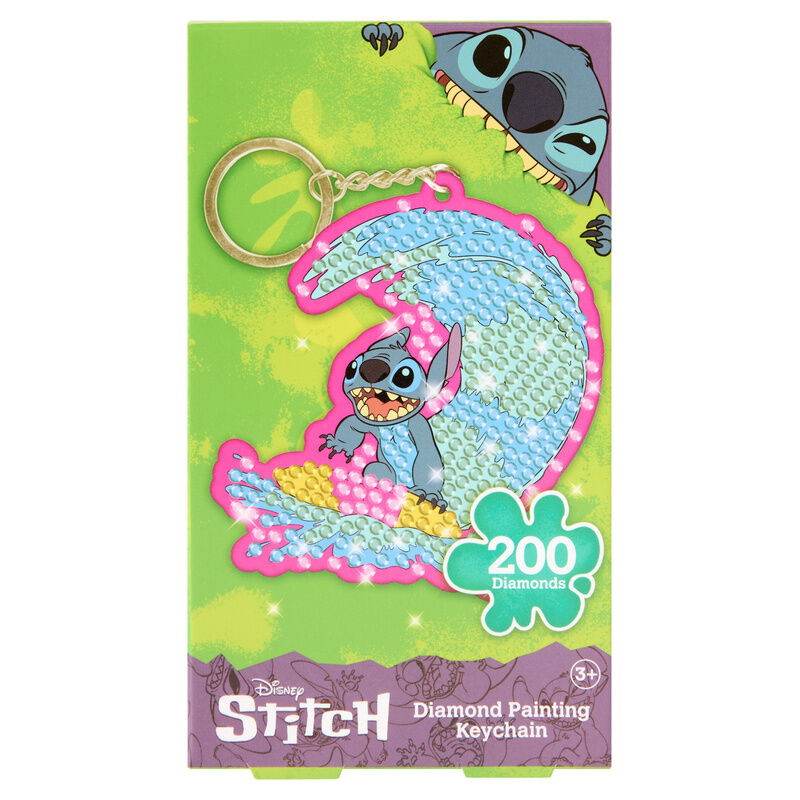 disney stitch diamond keychain