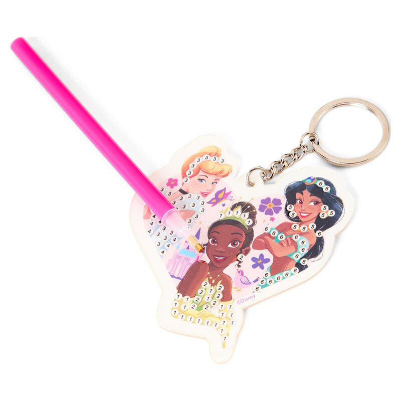 Porte clés diamant Princesse Disney
