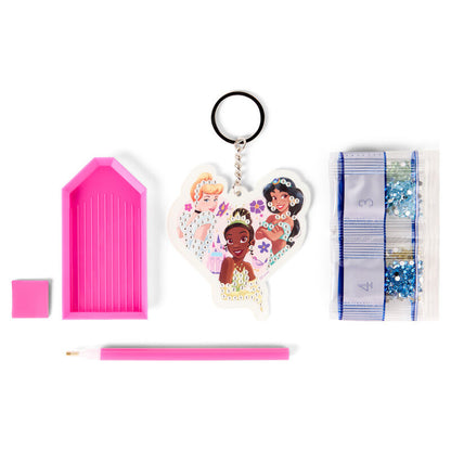 Porte clés diamant Princesse Disney
