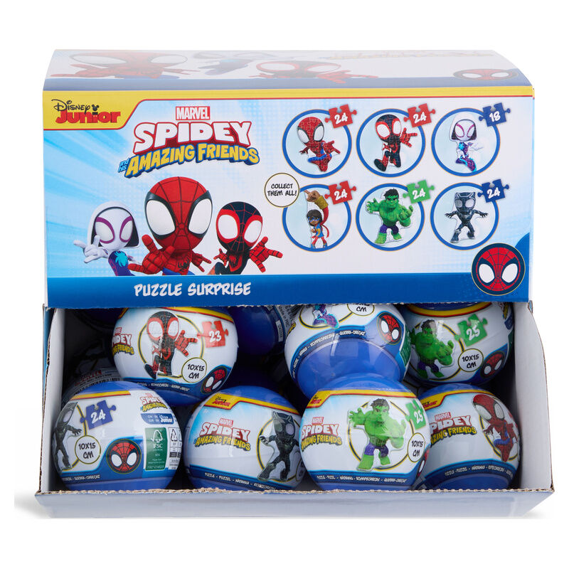 spiderman marvel puzzle ball assortment