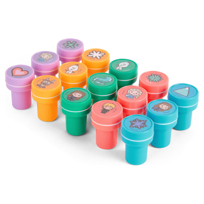 Blister pack of 15 Frozen Disney stamps