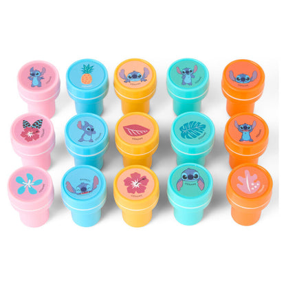 Blister pack of 15 Stitch Disney stamps