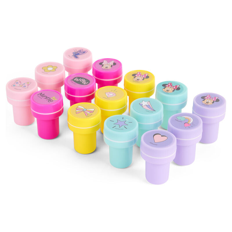 Blister pack of 15 Minnie Mouse Disney stamps