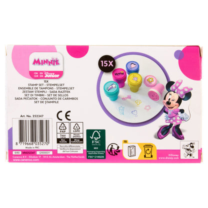 Blister pack of 15 Minnie Mouse Disney stamps