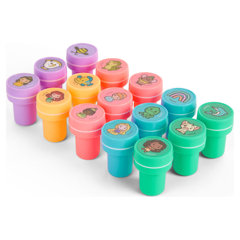 Blister pack of 15 Disney Princess stamps