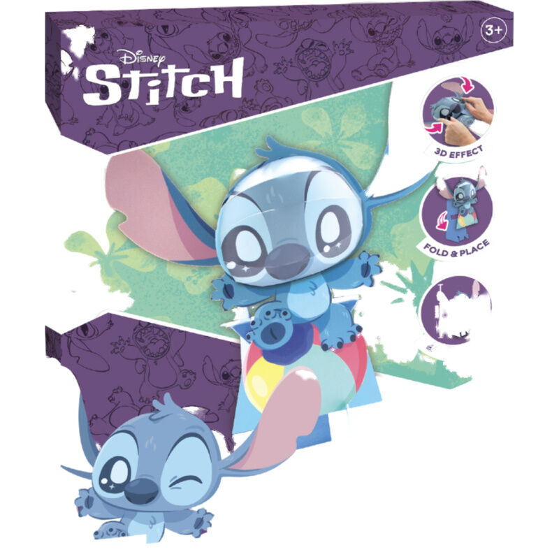 Statuetta 3D di Stitch Disney 20 cm assortita