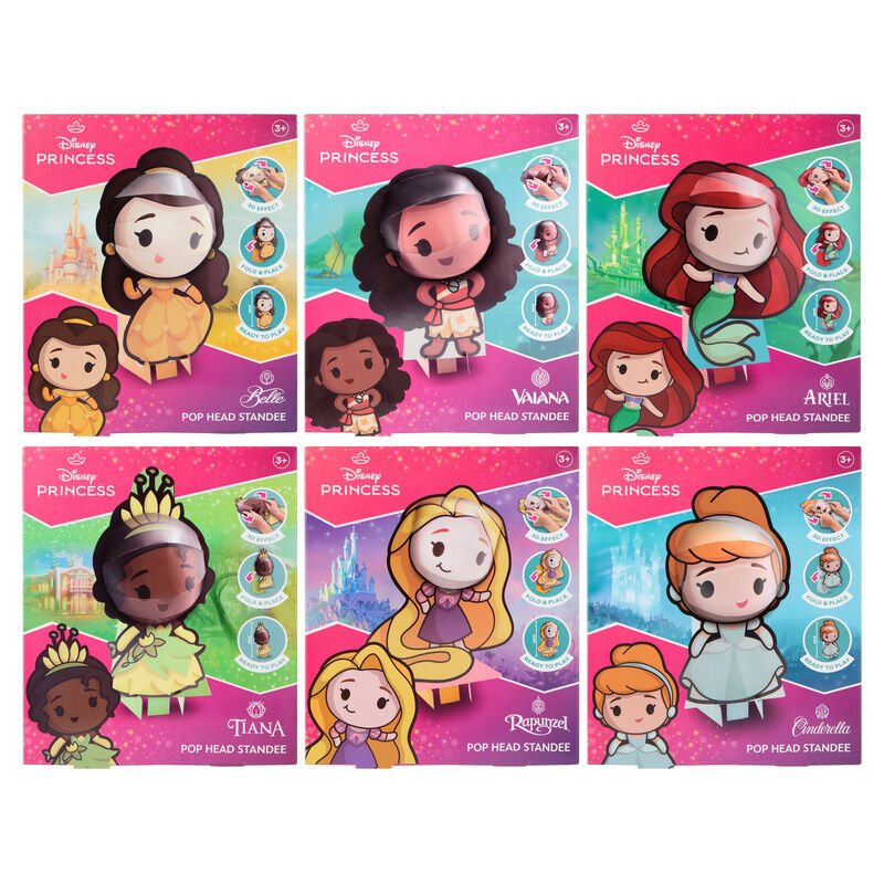 3d disney princess figures 20cm assorted