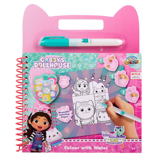 gabby's dollhouse magic paint with water book