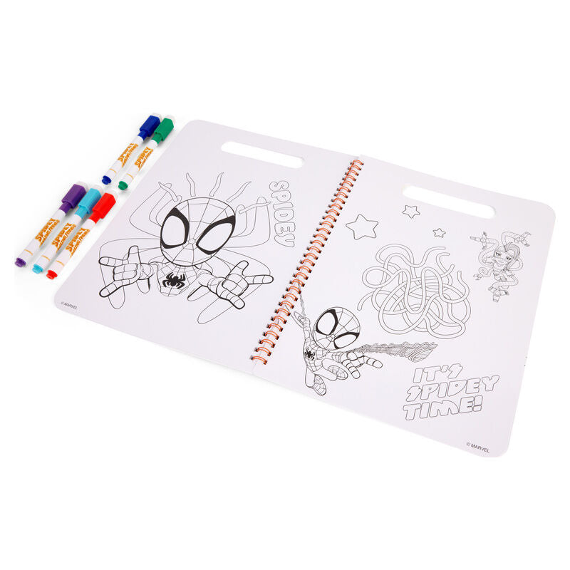 Magic Paint with Water Book Spiderman Marvel