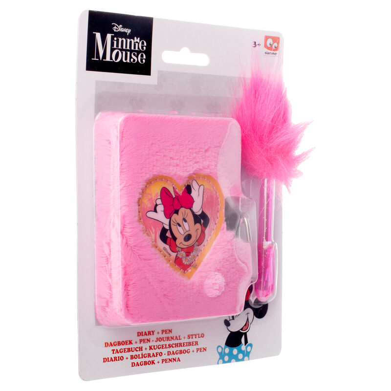Mini Tagebuch + Minnie Disney Stift