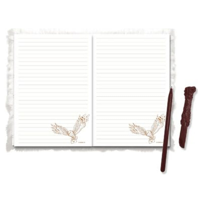 A5 notebook + Hedwig Harry Potter pen