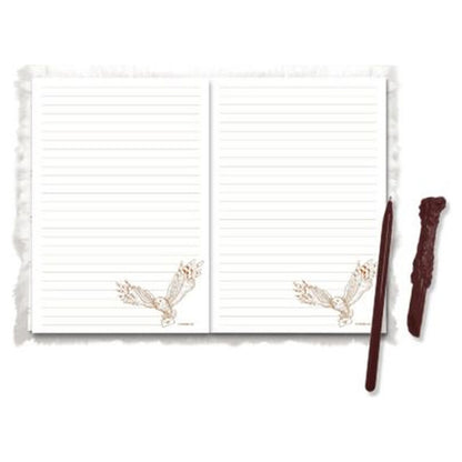 A5 notebook + Hedwig Harry Potter pen