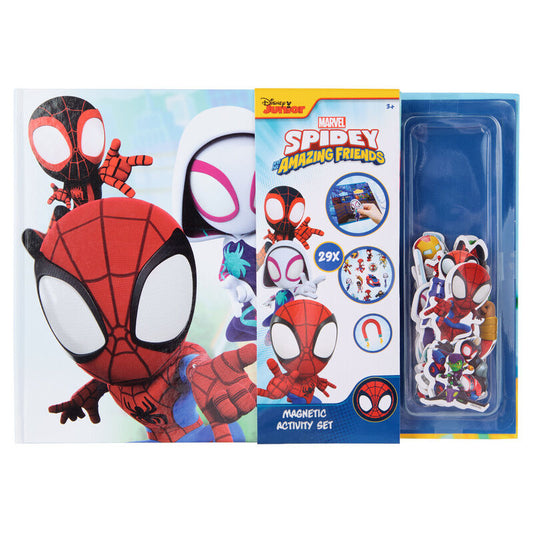 magnetic book  sticker spiderman marvel
