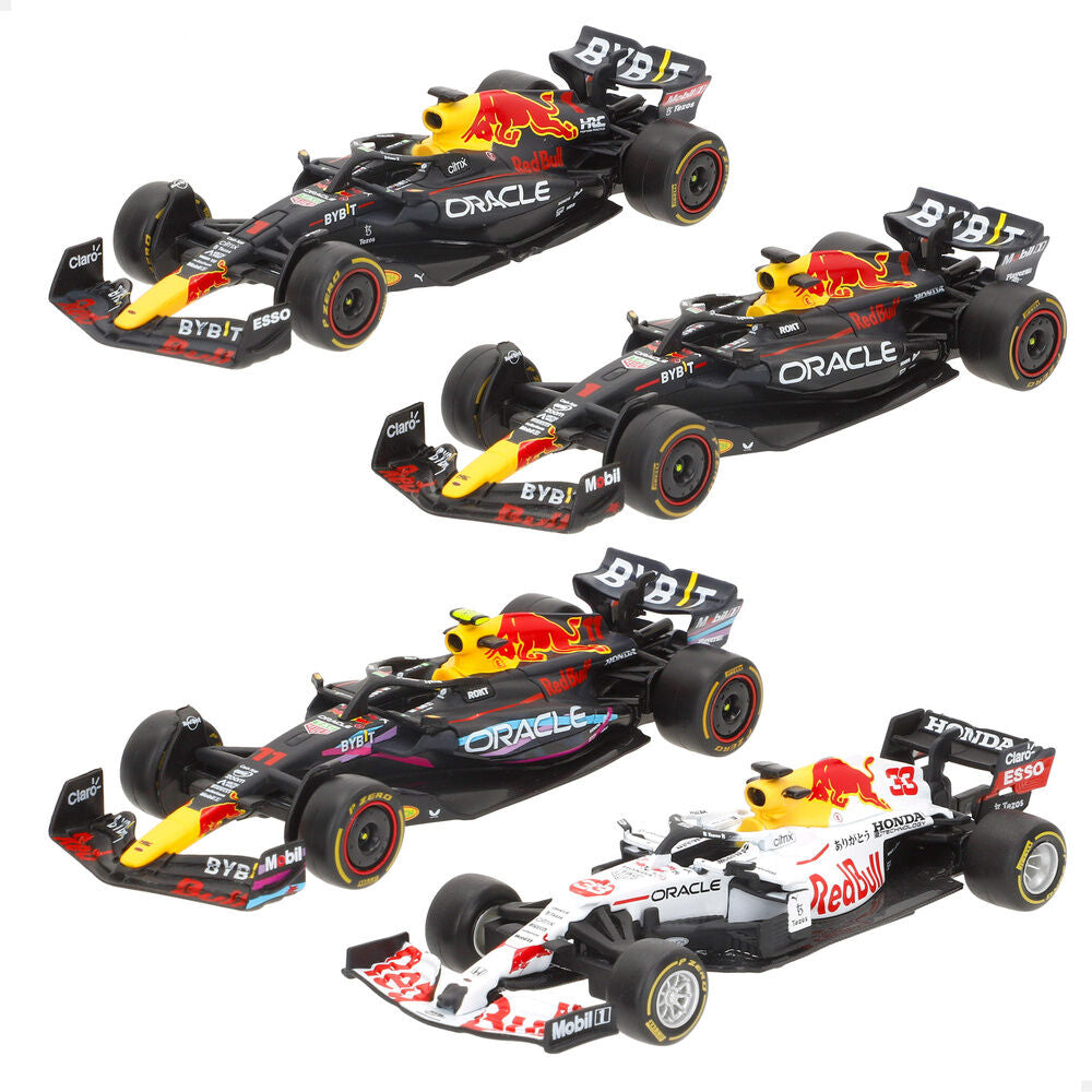 blister 4 f1 red bull metal cars