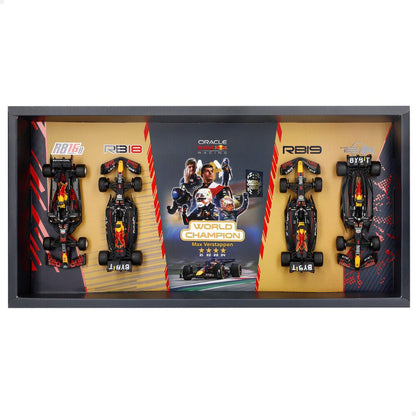 Blister pack of 4 Red Bull F1 Championship metal cars