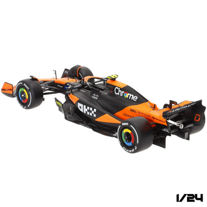 McLaren Norris MCL38 F1 carro de metal