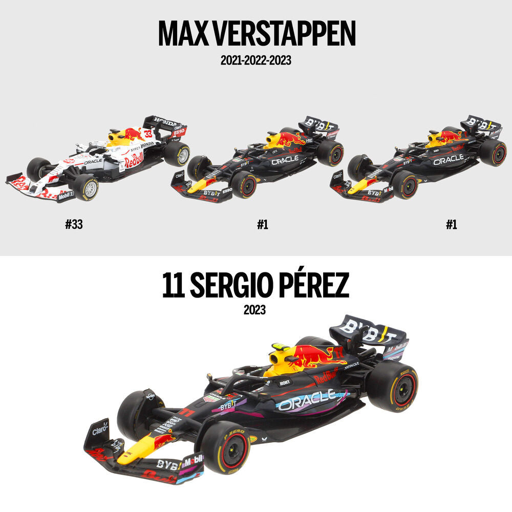 Blister 4 F1 Red Bull metal cars