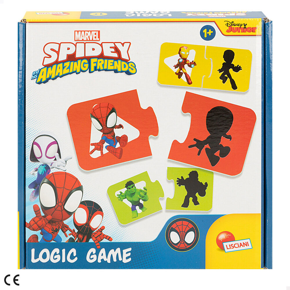 Jogo de lógica do Homem-Aranha e seus Incríveis Amigos da Marvel