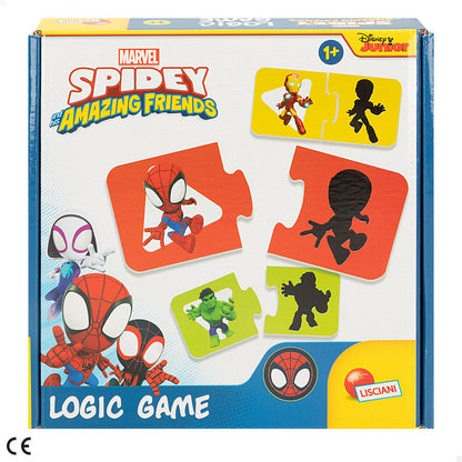 Jogo de lógica do Homem-Aranha e seus Incríveis Amigos da Marvel