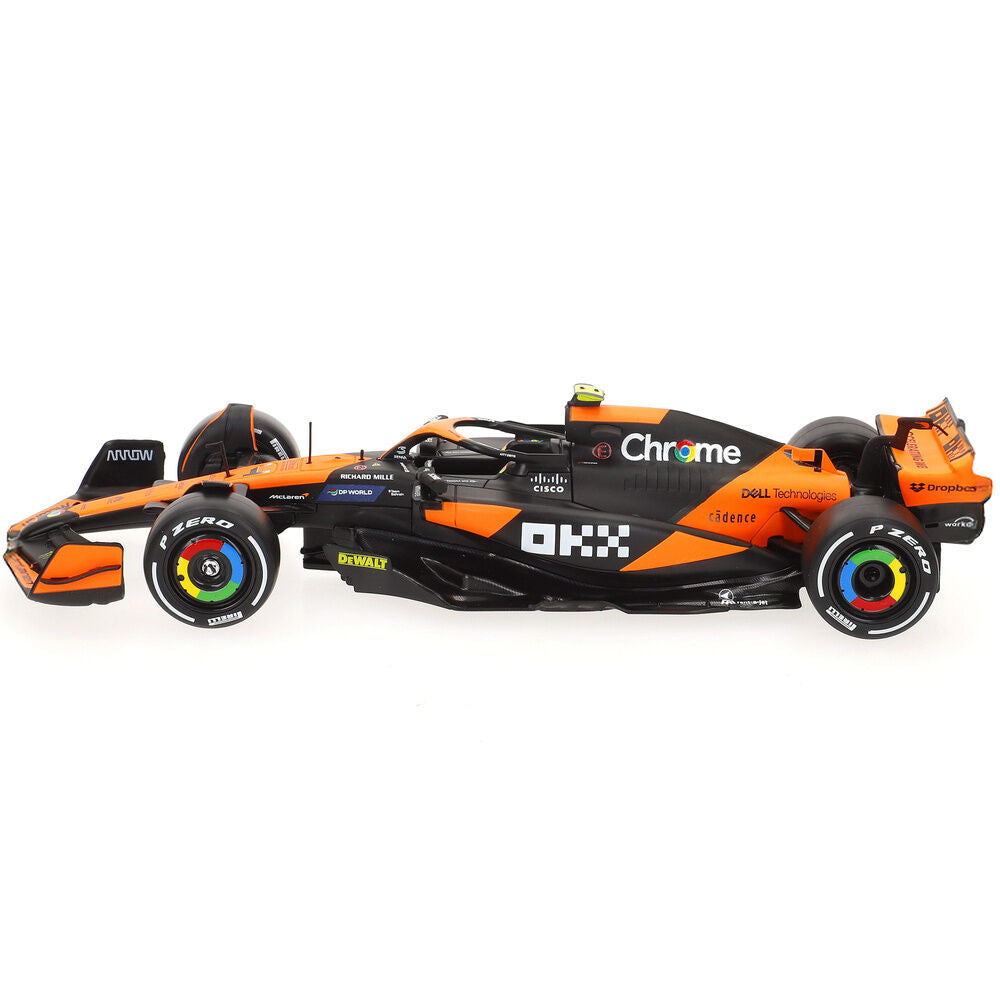 McLaren Norris MCL38 F1 carro de metal