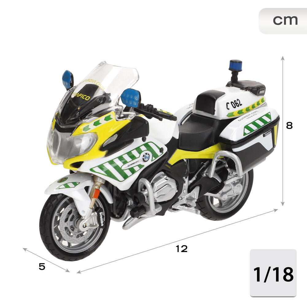 Garde civile moto BMW R 1200 métal