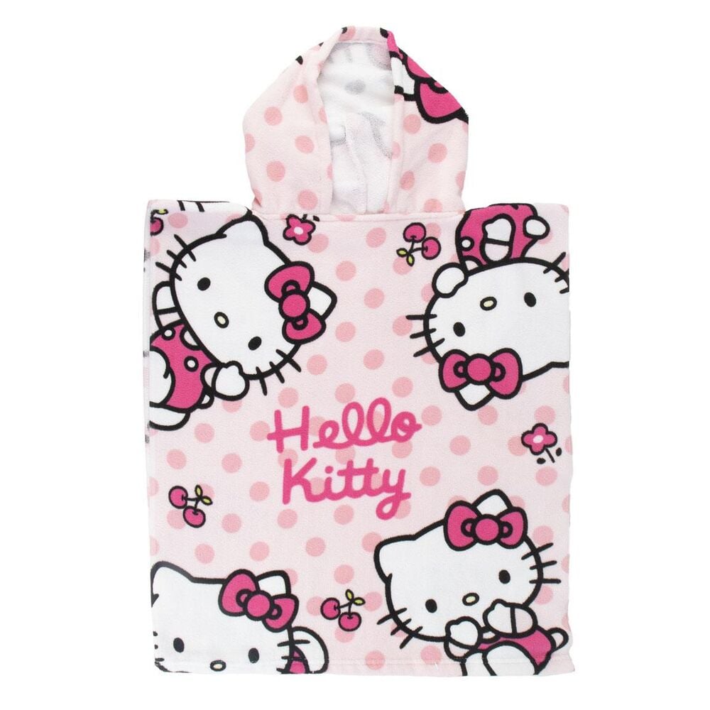 Hello Kitty microfiber towel poncho