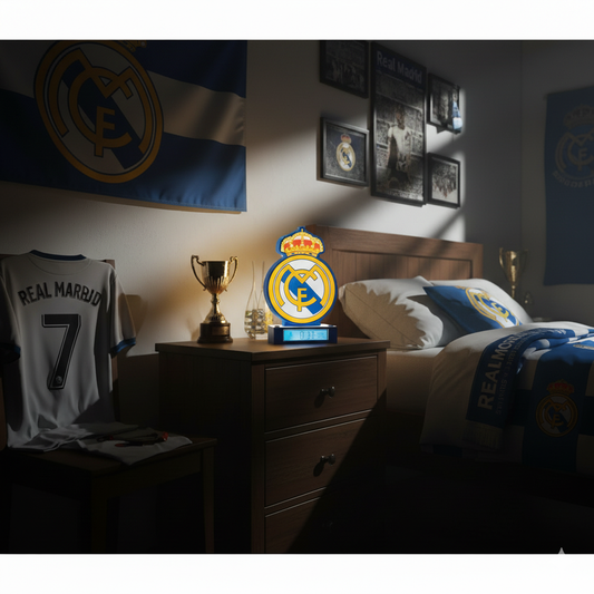 Lampada sveglia 3D del Real Madrid