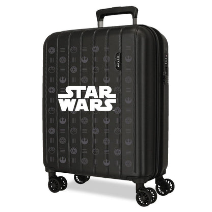 black star wars abs trolley suitcase 55cm