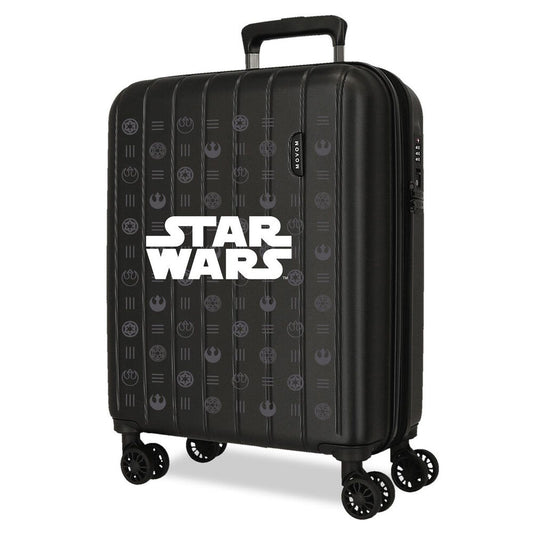 black star wars abs trolley suitcase 55cm