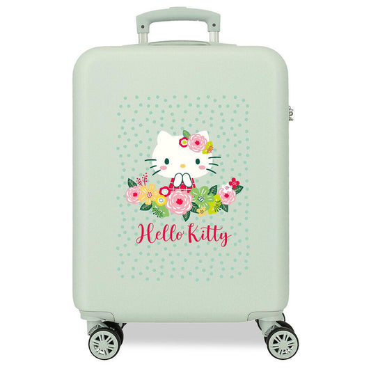 hello kitty floral abs trolley suitcase 55cm