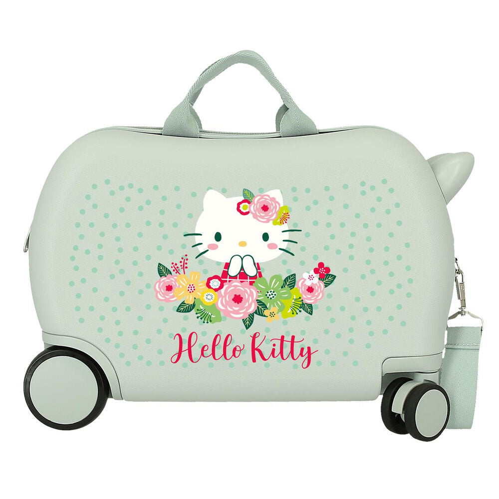 hello kitty floral abs trolley suitcase 45cm