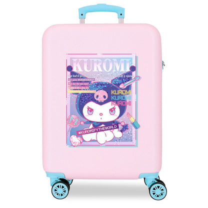 current mood kuromi hello kitty abs trolley suitcase 55cm
