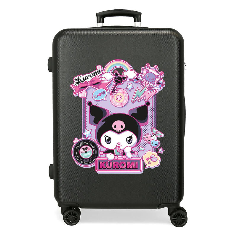 wonder kuromi hello kitty expandable abs trolley suitcase 65cm