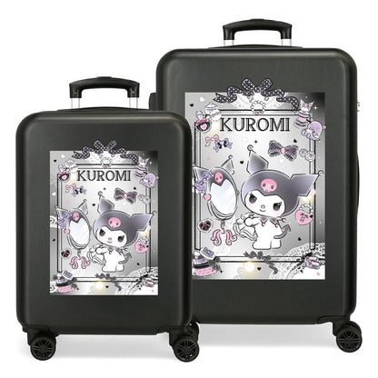 Set of 2 ABS Dream Closer Kuromi Hello Kitty trolley suitcases 55-65cm